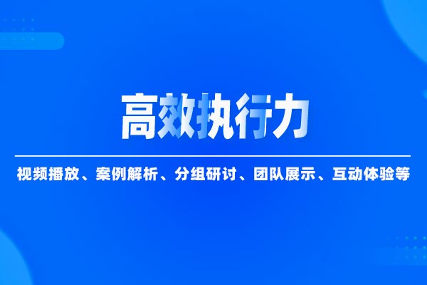 高效执行力 高效执行力