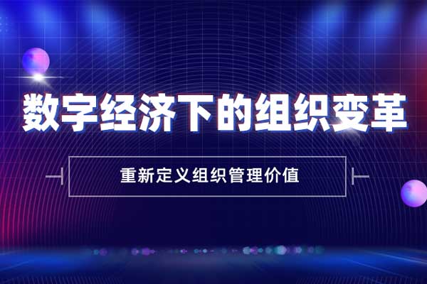 数字经济下的组织变革:重新定义组织管