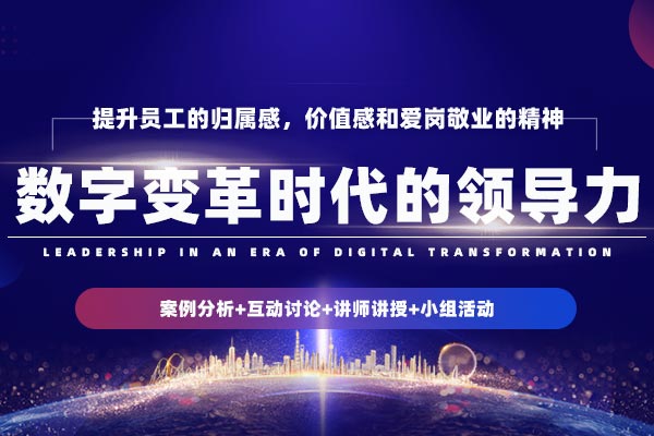 数字变革时代的领导力 数字变革时代的领导力