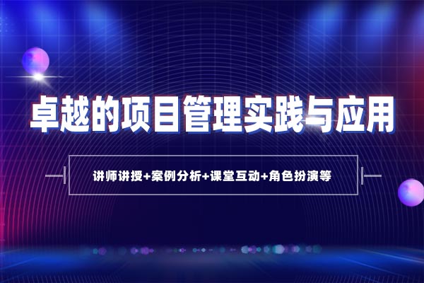 卓越的项目管理实践与应用