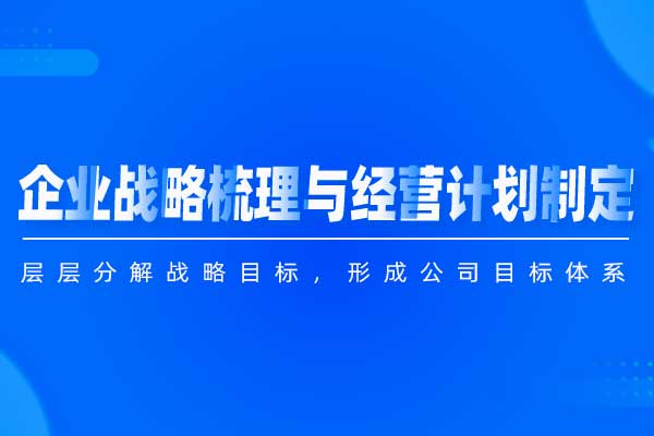 企业战略梳理与经营计划制定 企业战略梳理与经营计划制定