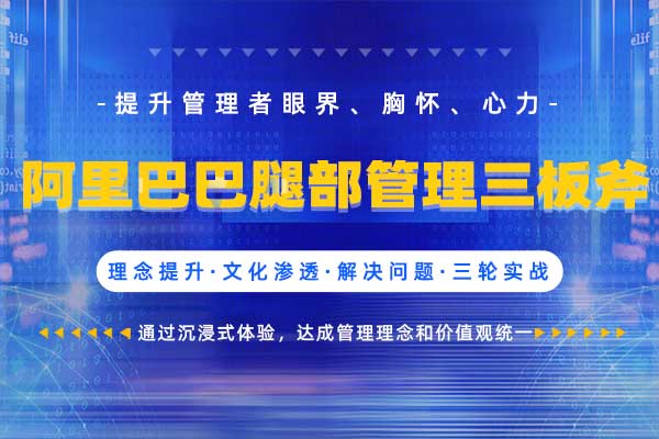 阿里巴巴腿部管理三板斧(工作坊)